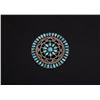 Image 1 : Signed Navajo Sterling & Turquoise Brooch