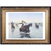 Image 1 : In Safe Arms by Charles Schreyvogel Framed Print