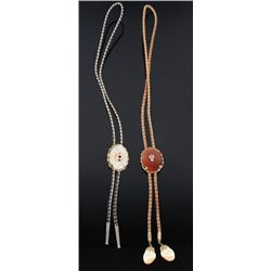 Northern Pacific Railway & Elk Bolo Ties