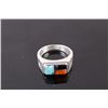 Image 1 : Sterling Silver Precious Multistone Ring