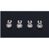 Image 7 : Set of Navajo Native American Silver Button Covers