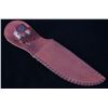 Image 8 : Deer Antler Knife with Leather Sheath