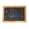 Image 3 : RARE Grand Banks Fisherman Slate Table w/ Etching