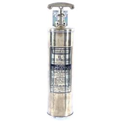 1940's American LaFrance Brass Fire Extinguisher