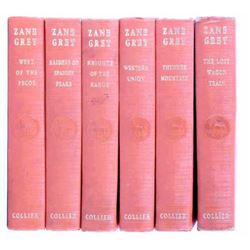Collection Of Six Zane Grey Titles; Early Editions