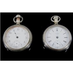 Pair of Waltham LATE 1800's No.18 Pocket Watches