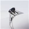 Image 2 : 14K  BLACK DIAMOND (0.75CT) 12 DIAMOND (0.17CT) RING
