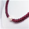Image 3 : GARNET PEARL NECKLACE