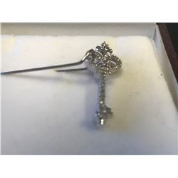 DIAMOND KEY PENDANT (AUTHENTICITY UNKNOWN - RCMP RECOVERED)