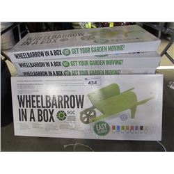 4 NEW WHEELBARROWS IN A BOX