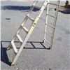 Image 2 : WERNER ALUMINUM 16 FOOT EXTENTION 7 FOOT A FRAME LADDER