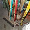 Image 2 : BUNDLES OF TOOLS, LEVEL, BROOMS