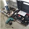 Image 1 : CRAFTSMAN AND MAIKTA CORDLESS DRILLS, AND RYOBI ANGLE GRINDER
