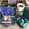 Image 2 : LASER LEVEL, AIR NAILER, AND PAIR OF SOCKETS