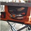 Image 2 : RIDGID TABLE SAW ON FOLDING ROLLING STAND
