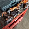 Image 1 : NEW RIGID 3 TOOL SET W/ 3 BATTERIES AND CHARGER
