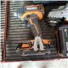 Image 2 : NEW RIGID 3 TOOL SET W/ 3 BATTERIES AND CHARGER