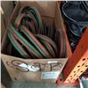 Image 1 : 60FT OF ACETYLENE HOSE AND GRINDING WHEELS