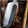 Image 2 : BLUETOOTH SPEAKER, BATTERY CHARGER, BLACK AND DECKER MOUSE SANDER, AND HAMMER HANDLES