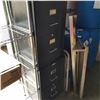 Image 1 : 2 COMMANDER BLACK METAL 2 DRAWER FILING CABINETS