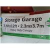 Image 3 : KING CANOPY 7.5 FOOT BY 12 FOOT HEAVY DUTY CANOPY NEW IN BOX