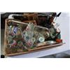 Image 2 : BOX OF ESTATE COLLECTIBLES W/ VINTAGE POP BOTTLES