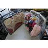 Image 1 : 2 BAGS OF WOOL, YARN, SCRAPS, ETC