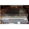 Image 3 : JVC SUPER A INTEGRATED AMP, LF66 AUTOMATIC DIRECT DRIVE RECORD PLAYER, SYNTHESIZER AND CASSETTE DECK