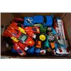Image 3 : 3 BOXES OF DIE CAST CARS, TRANSFORMERS, AND TOYS