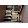 Image 3 : BOX OF 8 TRACK TAPES