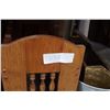 Image 2 : WOOD WINE RACK, GALVANIZED TUB, BRASS PLATTER, AND WOOD FIRE BOX