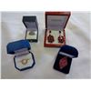 Image 1 : 3 RINGS AND EARRINGS