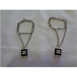 2 CC PENDANT NECKLACES