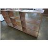 Image 4 : 3 SMALL OAK BOOK SHELVES