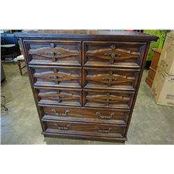 5 DRAWER WALNUT DRESSER