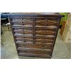 Image 1 : 5 DRAWER WALNUT DRESSER