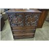 Image 1 : 5 DRAWER WALNUT DRESSER
