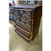 Image 3 : 5 DRAWER WALNUT DRESSER