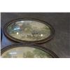 Image 2 : OVAL DOME GLASS ANTIQUE PAINTINGS