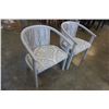Image 2 : PAIR OF VINTAGE TUB CHAIRS, REUPHOLSTERED AND PAINTED