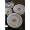 Image 2 : GOLD BOUQUET RIDGEWAY MADE IN ENGLAND CHINA SET OF 38PCS 22K PLATED