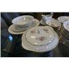 Image 4 : GOLD BOUQUET RIDGEWAY MADE IN ENGLAND CHINA SET OF 38PCS 22K PLATED