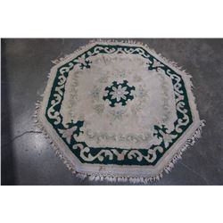 HAND KNOTTED OCTAGON EASTERN CARPET