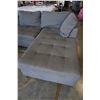Image 2 : MODERN GREY FABRIC 2 PIECE SECTIONAL SOFA