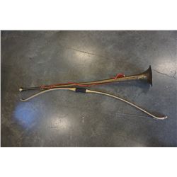 BRASS HORN AND BEN PEARSON BOW