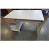 Image 1 : WHITE 1 DRAWER PEDESTAL DESK