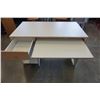 Image 2 : WHITE 1 DRAWER PEDESTAL DESK