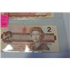 Image 2 : LAST 3 ISSUES OF CANADIAN 2 DOLLAR BILLS 1954,74,86