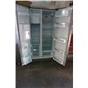Image 3 : BOSCH STAINLESS 36 INCH SIDE BY SIDE REFRIDGERATOR WITH FREEZER, TESTED AND WORKING GUARANTEED