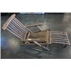 Image 3 : FOLDING TEAK DECK CHAIR